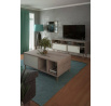 TV komoda RUBY, Hickory/Bílá