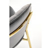 Étkezőszék K499, Szürke/Arany