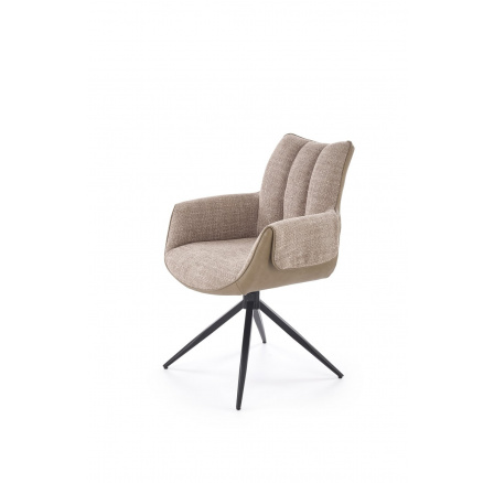 Forgó étkezőszék K579, Barna/Fekete