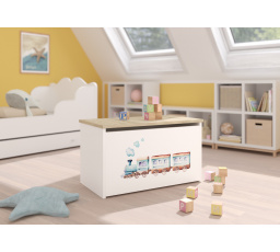 DARIA White+Sonoma játéktároló láda