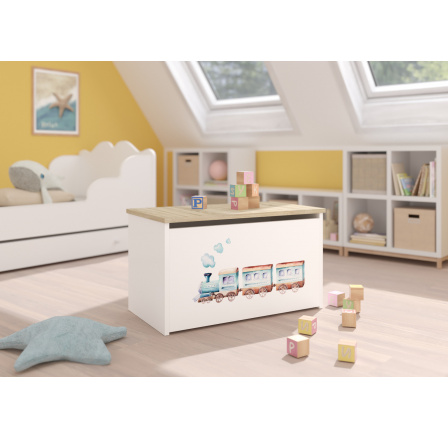 DARIA White+Sonoma játéktároló láda