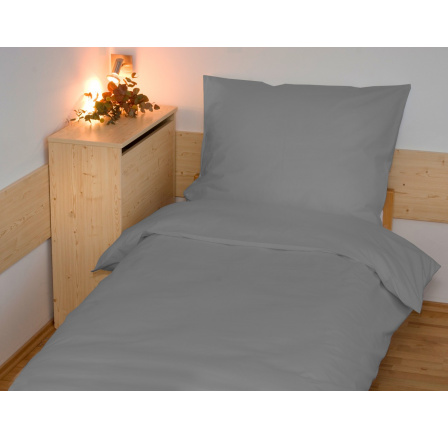 Povlečení francouzské bavlna UNI 200x200,70x90 antracit