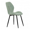 Jídelní židle, zelená, látka, CT-285 GRN2