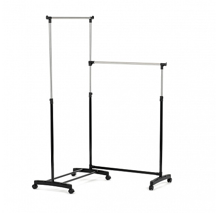 Stojan na šaty, plast, černá, GD-174 BK