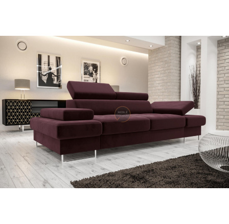 SOFA GALAXY II 235 CM - Odcienie bordowego