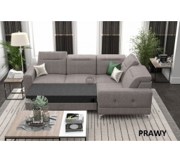 NAROŻNIK MALIBU 250X180 CM - prawa , Wybierz własny kolor - Zapisz swój wybór - Galeria tkanin poniżej