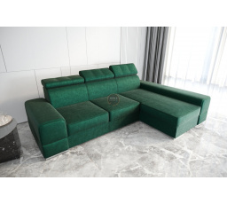 NAROŻNIK ROYAL 295×185 - prawa , Odcienie zieleni