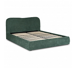 Łóżko 160x200 BRISTOL z Pojemnikiem Zielone Boucle