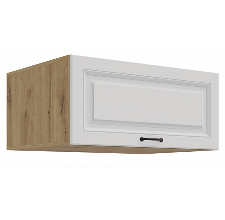 Horní skříňka STELLO - 80 NAGU-36 1F, Dub Artisan/Bílý mat