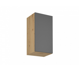 Konyhai felső szekrény Langen G40 P/L, szürke/tölgy artisan