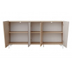 VISTE komoda 5D jodaełka scandi/trufla/toupe/bialy HG