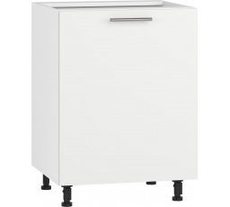 VENTO D-60/82 alsó konyhaszekrény, fehér matt