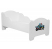 Łóżko z materacem AMADIS POLICE 140x70 White