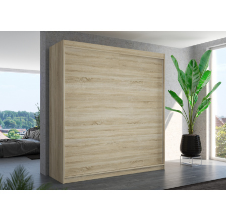 Tolóajtós szekrény TERECIA 200 Sonoma+Sonoma