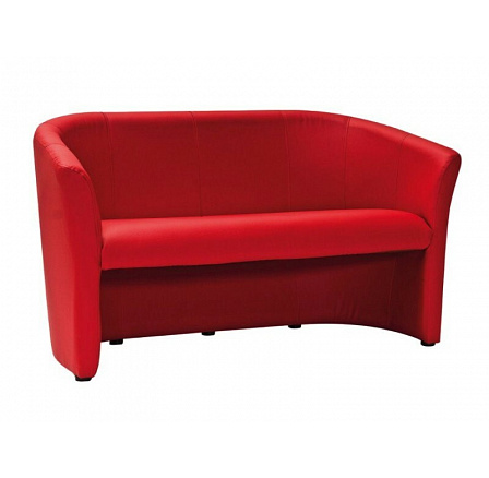 TM-3 kanapé, Piros ekobőr EK-6/Wenge