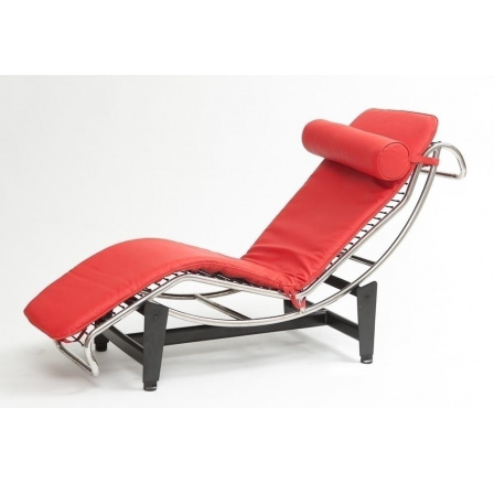 LC4 nyugágy piros bőr #10