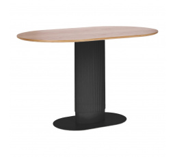 Maxim asztal természetes tölgy/ fekete