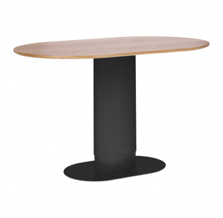 Maxim asztal természetes tölgy/ fekete