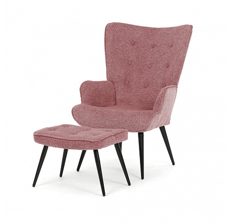 Relaxační křeslo, růžová, látka, AK-303 PINK2