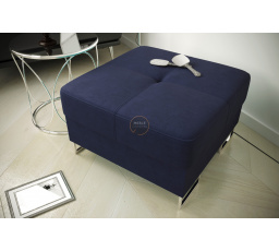 PUFA ZE SCHOWKIEM 55x55 CM GALAXY - Odcienie niebieskiego