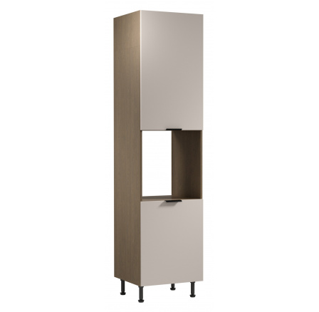 Magas szekrény beépíthető sütőhöz SORENTO D60PWN (L/P) - Balti Vihar/Bézs