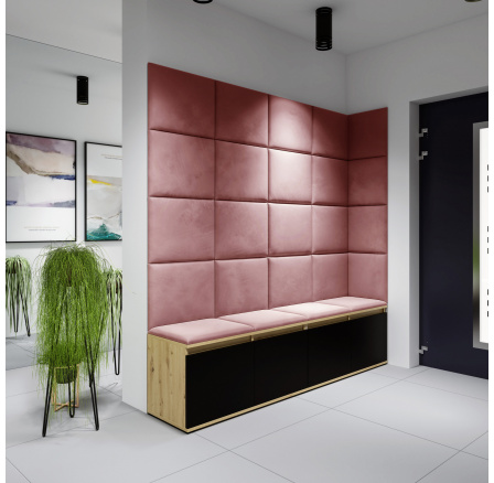 EMI 3 előszobafal, Trinity 23/Artisan+fekete