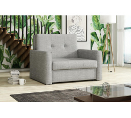 Rozkládací křeslo Vivian Bis I hnědé