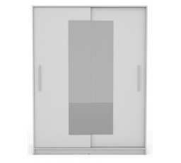 Šatní skříň JULIE 150, Bílá