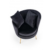 ALMOND fotel, fekete