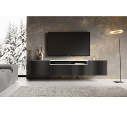 Fali TV szekrény NOEMI Fekete+Fehér