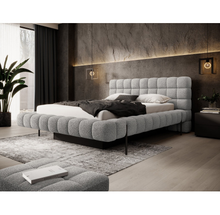 Bed Magentta + metal frame/ gas lift / bedding box 140x200 Royal 04 1