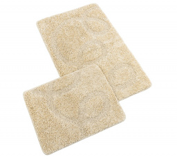 Koupelnová sada předložek SILVER 60x100+60x50cm béžová