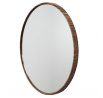 Toronto 3 darabos tükörkészlet, kerek, diófa, 26 cm