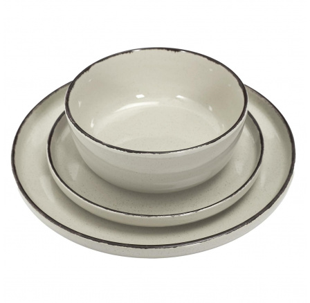 Temp étkészlet 4 személyre bézs színben