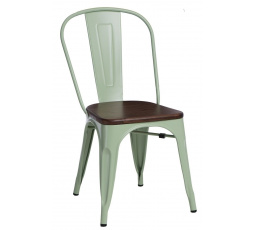 Paris Wood szék zöld fenyő dió
