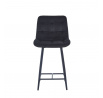 H1-FX bárszék, fekete / fekete