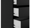 Komoda SIMPLICITY 231, Černý mat
