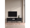 TV komoda MABELA 408, Černý mat