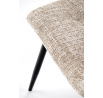 Étkezőszék K547, Bézs/Fekete