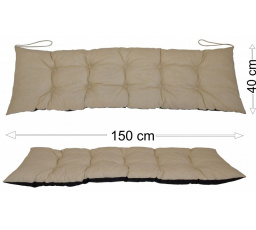 Podsedák 150x40 světle béžový melír