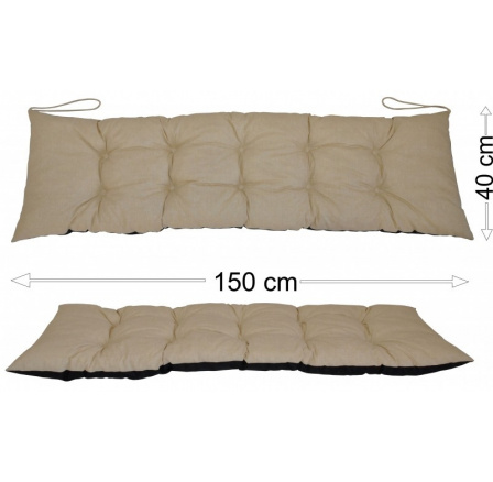 Podsedák 150x40 světle béžový melír