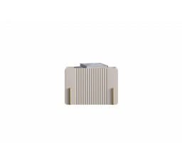 Szafka nocna Malmi 45 cm wisząca z szufladą - kaszmir / crema bianca / złoty