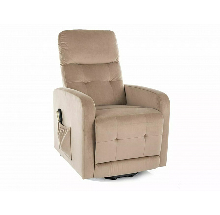 Állítható OTUS II Velvet fotel, Bézs BLUVEL 28