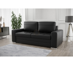 SOFA VERONA IV 205 CM SKÓRA NATURALNA - Skóra czarna