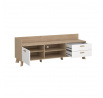 Tv komoda Iker 717, jackson hickory/bílá