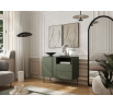TRESSE 1D2S komód, zöld