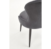 Étkezőszék K366, szürke bársony