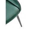 Étkezőszék K479, zöld bársony