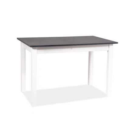 STÓŁ HORACY ANTRACYT / BIAŁY MAT 125(170)x75 STÓŁ HORACY ANTRACYT / BIAŁY MAT 125(170)x75