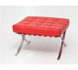 BA1 lábtartó piros természetes bőr